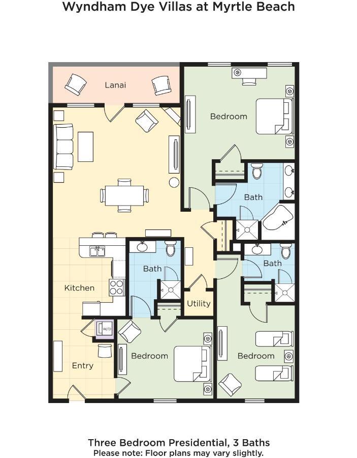 Club Wyndham Dye Villas North Myrtle Beach Exteriör bild